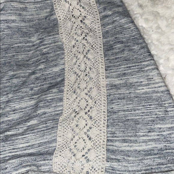 grey shorts with lace siding - Picture 2 of 6